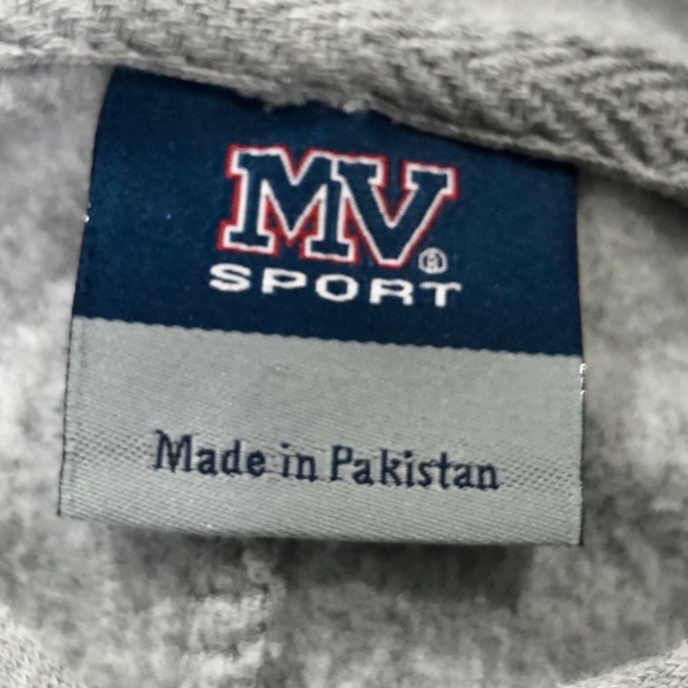 MV Sport Amanda Sweatshirt Poncho in Grey - Picture 5 of 5